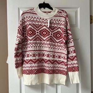 Loft holiday sweater